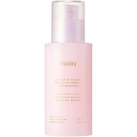 Huxley Secret of Sahara Skin Glow Essence: Vita Radiance 50ml/1.69 fl. oz.| Hydrating Korean Skin Care | Dull Skin | Daily Exfoliant Care