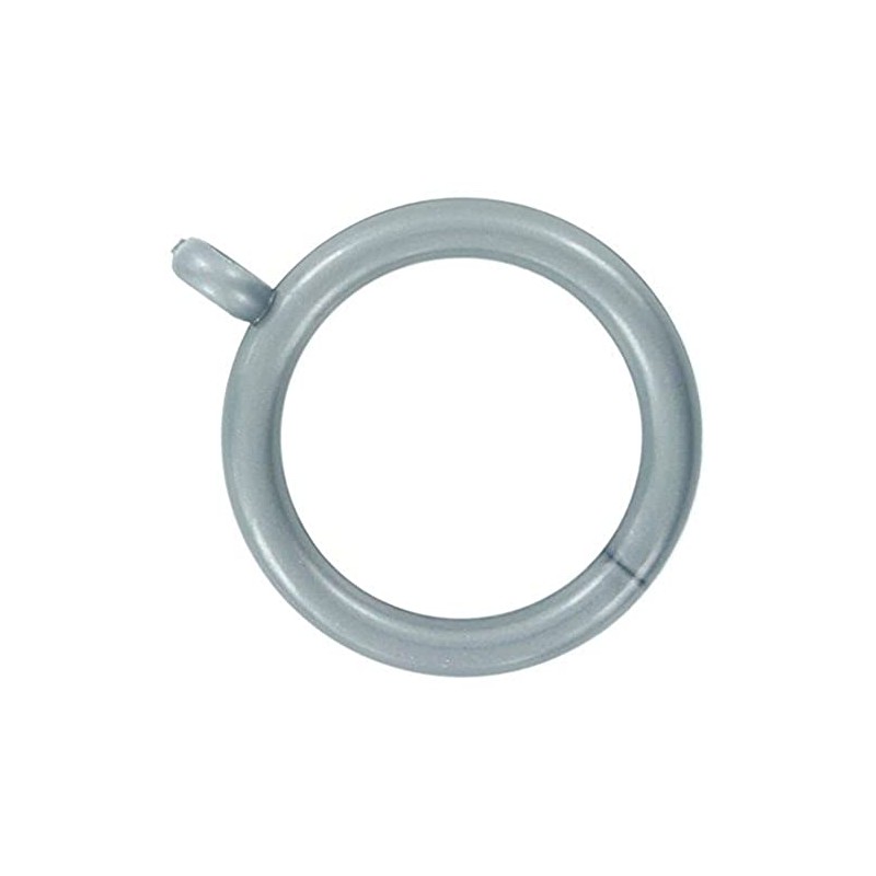 Merriway BH03235 (8 Pcs) Plastic Curtain Drapery Pole Rod Rings