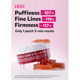 ISOI Blemish Care Under Eye Patch for Dark Circles, Puffiness and Wrinkles, Hydrating Gel Eye Masks with Hyaluronic Acid & Bulgarian Rose Oil, Korean Skin Care (90 pcs, 3.17 oz)