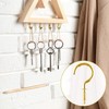 FENGXUE Pack of 100 1 inch copper cup hooks, metal