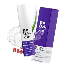 No B.S. Crema De Retinol Para La Noche - Formula Potente Anti-arrugas Y Buenísima Para Tratar El Acné                                                 