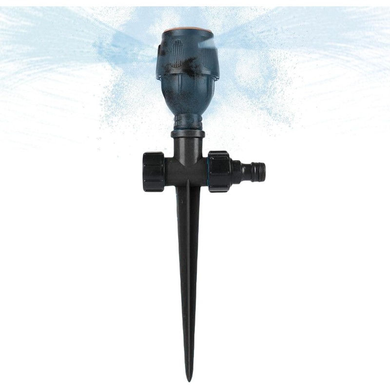 Rotating Tripod Sprinkler Impulse Sprinkler with Tripod, 360 Degree Automatic