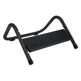 SOE Footrest 2265 Black Steel Tube 4-Way Height Adjustable