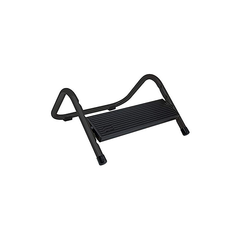 SOE Footrest 2265 Black Steel Tube 4-Way Height Adjustable