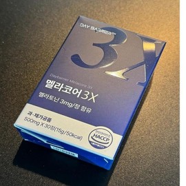 Genuine Day Barrier Melacor 3X Comfortable Night 500MG / 정품 데이배리어 멜라코어3X 편안한밤 500MG X 30정