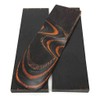 Dymalux "Ember Glow" Laminated Wood Knife Handle Scales- 1/4" x