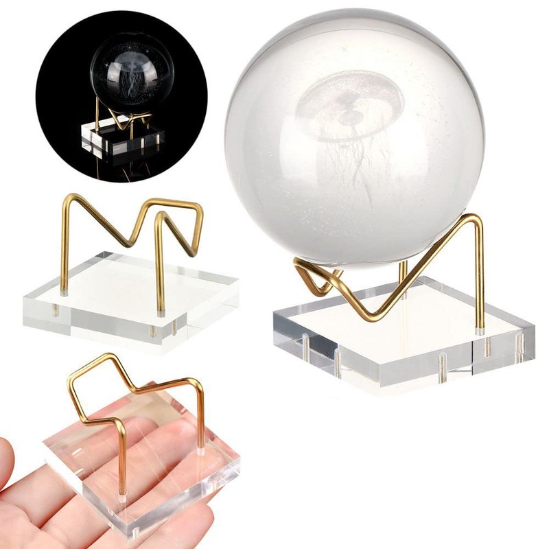 CENPEK Acrylic Display Stand Decorative Display Pedestals Acrylic Small Mineral