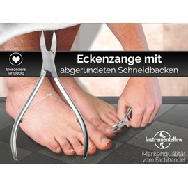 Extra strong nail clippers 15.5 cm with straight cutting surface