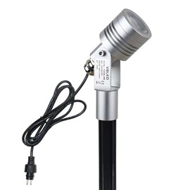 VBLED 6 W Garden Spotlight Outdoor Spotlight Silver with Ground Spike 330 Lumens Warm White 3000 K 12 Volt Aluminium IP67 Waterproof