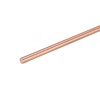 sourcing map 4mm Diameter 200mm Length Solid Copper Round Rod