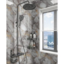 WADILE 20pcs Waterproof Peel and Stick Marble Wall Tiles, 11.8"x11.8" Self-Adhesive PVC Panels for Bathroom, Kitchen, and Living Room Gold (Not Real Tile)