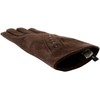 SNUGRUGS Ladies Suede Gloves with Fleece Lining and Stitch Design