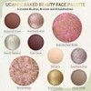 UCANBE Paleta de Maquillaje Horneada Tamaño Completo – Incluye Rubor,