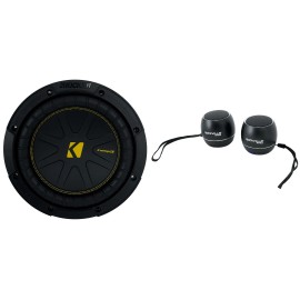 Kicker 50CWCD84 CompC 8" Subwoofer DVC 4 ohm Car Stereo Sub+Home Speakers CWCD84