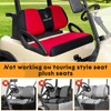 Golf Cart Seat Covers 2 Piece Front and Rear Seat