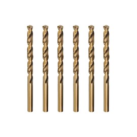 Misuyue M35 Cobalt HSS Twist Drilling Bits, 6pcs Metal Drill Bit 3mm/0.118", Carbide Drill Bits for Stainless Copper Wood Plastic Aluminum and other Hard Materials