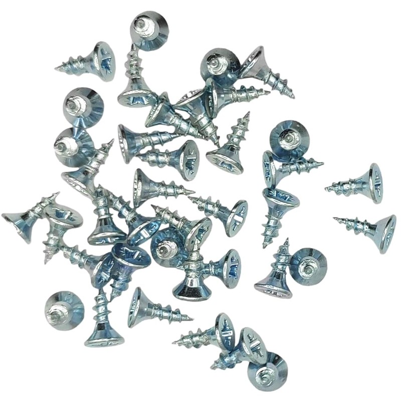 Box of 200pcs 10mm screws M3 Self-Tapping Wood Screw Zinc
