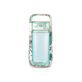 KOR One Planet 13.5oz Tritan Water Bottle with Lid Safety Lock, One Click Open Cap and Ergonomic Carry Handle - Features Unique Water-Dipped Designs Inspired by Nature