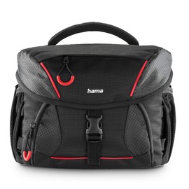 Hama Phoenix 140 Camera Case - Black, red, Modern