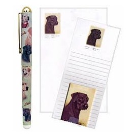 Black Lab Stationery Gift Set