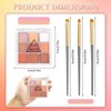 9 Colours Eyeshadow Palette with 3 Eyeshadow Brushes Matte Glitter