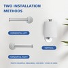 Toilet Paper Holder Chrome Horizontal&Vertical 180 Degree Rotatable Three-Position Adjustable