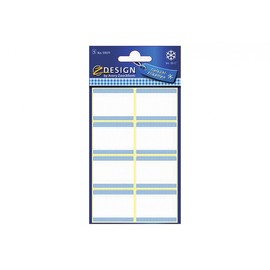 AVERY Zweckform 59371 Freezer Labels, 40 Stickers (Temperature-resistant up to -20°C, 28 x 36 mm, White Blue, Can Be Writtened, Freezer Safe, Household Label, Freezer Label, Preserving Label)