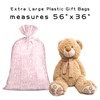 Loveinside Jumbo Large Plastic Gift Bag, Birthday Design Plastic Bag