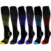 6 Pair Graduated Compression Socks for Men and Women (All