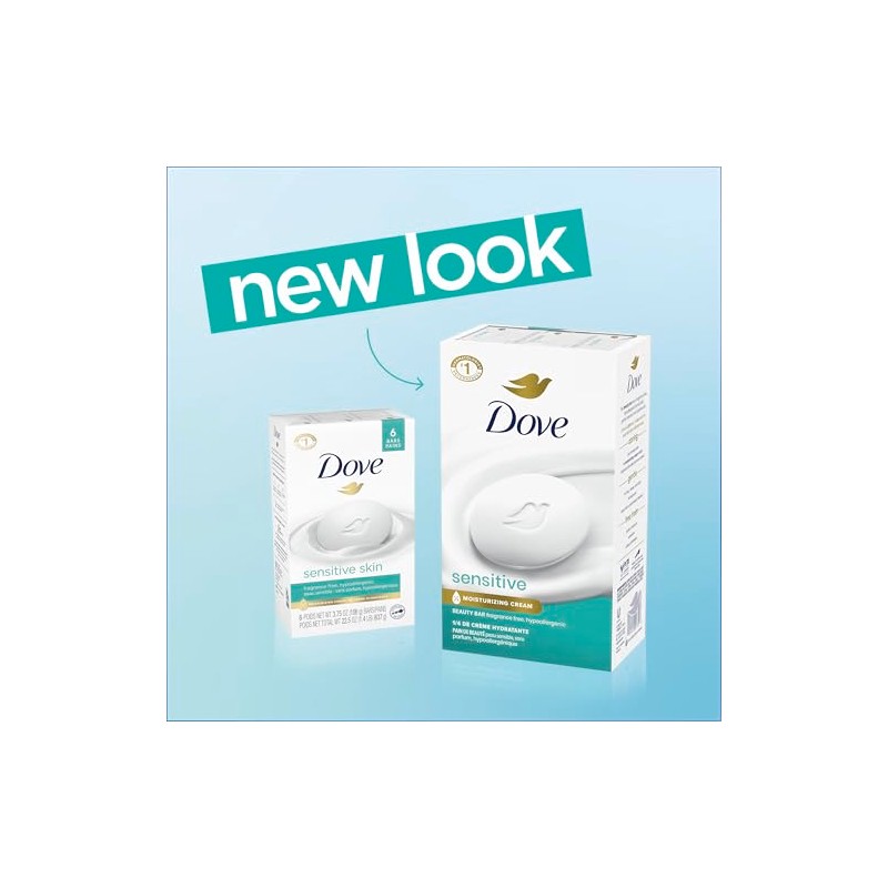 Dove Bar Sensitive Skin (12 bares/paquete)
