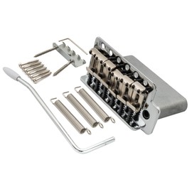 Wilkinson WOV01 52.5mm Vintage Tremolo Bridge Assemblies 6-Screw for Squier/Mexico Fender Strat Electric Guitar, Chrome