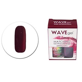 WAVEGEL Soak-0ff Gel & Nail Lacquer Matching Duo Set - Supernatural - W202-202 I 0.5 Oz