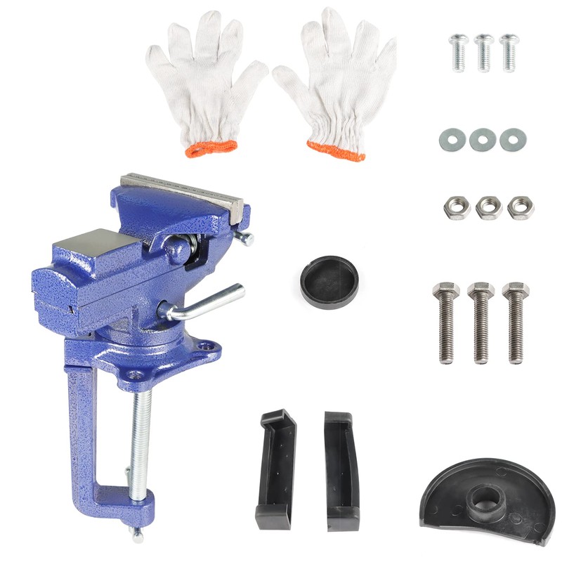findmall 3.3 Inch Multi-Functional Combined Vise Dual-Purpose Bench or Table