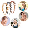 Kifmurase 6 Pcs Zig Zag Headbands for Women Men, Shark
