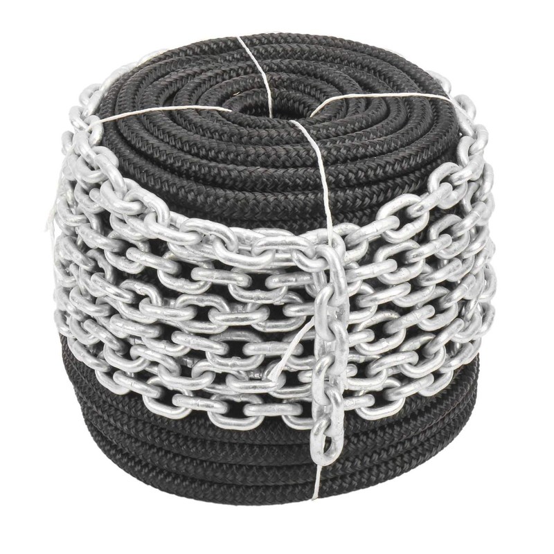 NovelBee 3/8 Inch x 50 Feet Double Braid Nylon Rope