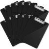 Office Solutions Direct Black Plastic Clipboards (Set of 12) Multipack