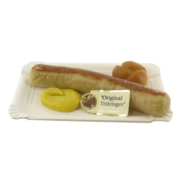 Odenwälder Marzipan Thuringian Bratwurst with Mustard 100g