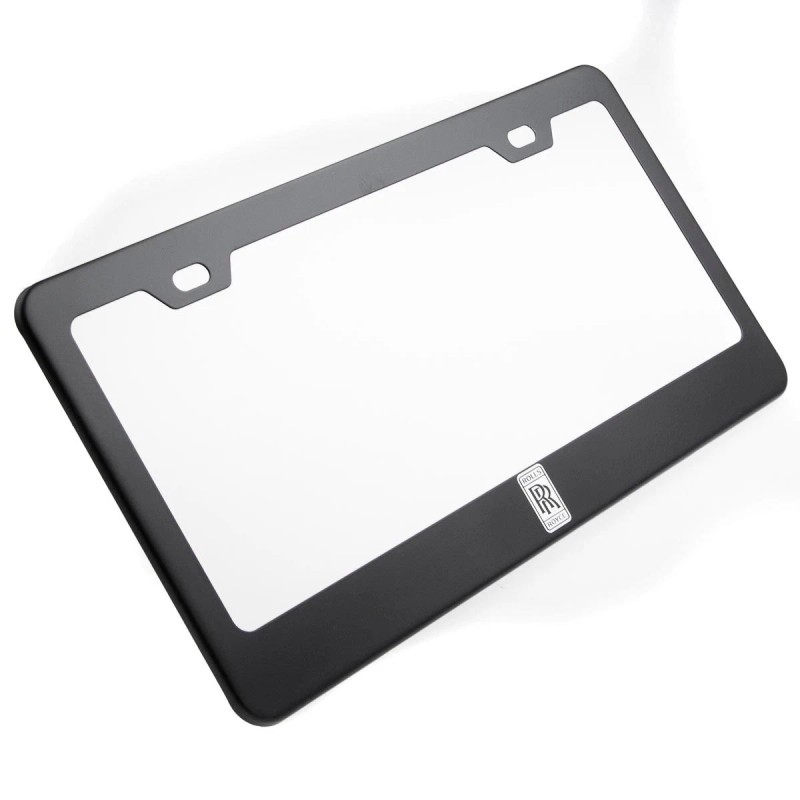 KA Depot For Rolls Royce License Plate Frame Matte Black