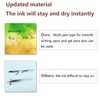 ELII Transparent Sticky Notes,Glitter 3x3 inch Clear Bible Sticky Notes,400Pcs