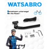 WATSABRO Bicycle Stand, 24-29 Inches, Height-Adjustable Side Stand, 40 mm