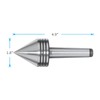 DEEFIINE MT2 Heavy Duty Live Tailstock Center for wood lathe