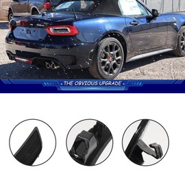 TurningMax For 2016 2017 2018 2019 2020 2021 2022 2023 Mazda MX-5 Miata ND Rear Bumper Side Marker light Housings Smoked Lens NA1J-51-5H0C, NA1J-51-5J0C