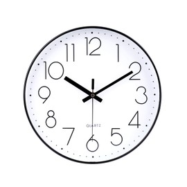 jomparis Radio-Controlled Clock 30 cm Black