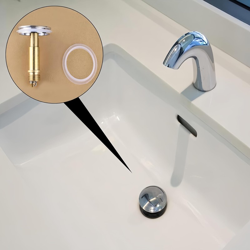 2Pcs Sink Plug SiliconeSeal Washers, Bath Plug Seal Washers，Bath Plug