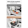 TNDCKP Induction Charging Car Armrest Pad, Leather Center Console Cushion,