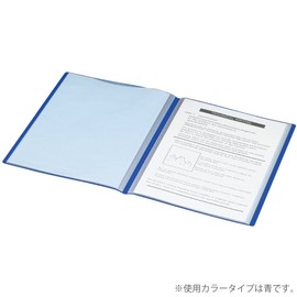 コクヨ ファイル クリヤーブック ノビータ ウェーブカットポケット A4 60枚 黒 ラ-TN585D