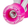 Roller Derby Firestar Youth Girl's Quad Roller Skates, White/Pink, Size