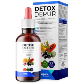 Detox Liver Treatment | Liver Detoxification Treatment | Milk Thistle, Artichoke, Dandelion, Papaya | Detoxifying, Cleansing, Draining, J.Armor Pharma Drops 100 ml | Vegan, Gluten Free