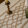 LOHUT Thick Linen Embroidered Checkered Tablecloth, Bohe Style Dining Tablecloth,