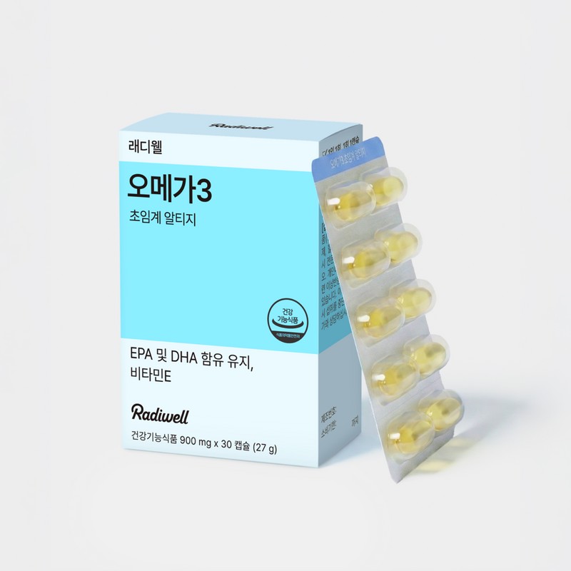Radiwell Supercritical Altige Omega 3 Daily Nutrition 30 Capsules, 6